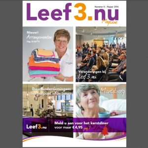 Voorkant Leef3.nu magazine december 2017