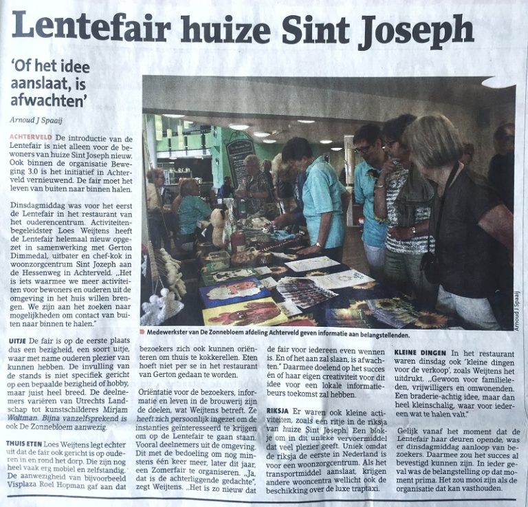 Lentefair huize Sint Joseph Achterveld